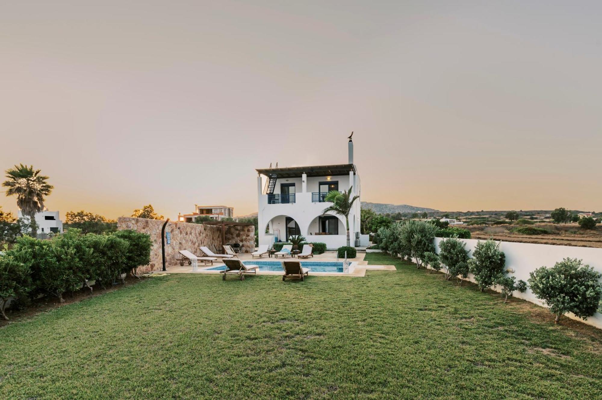 Villa Deep Blue Lakhaniá Exterior foto