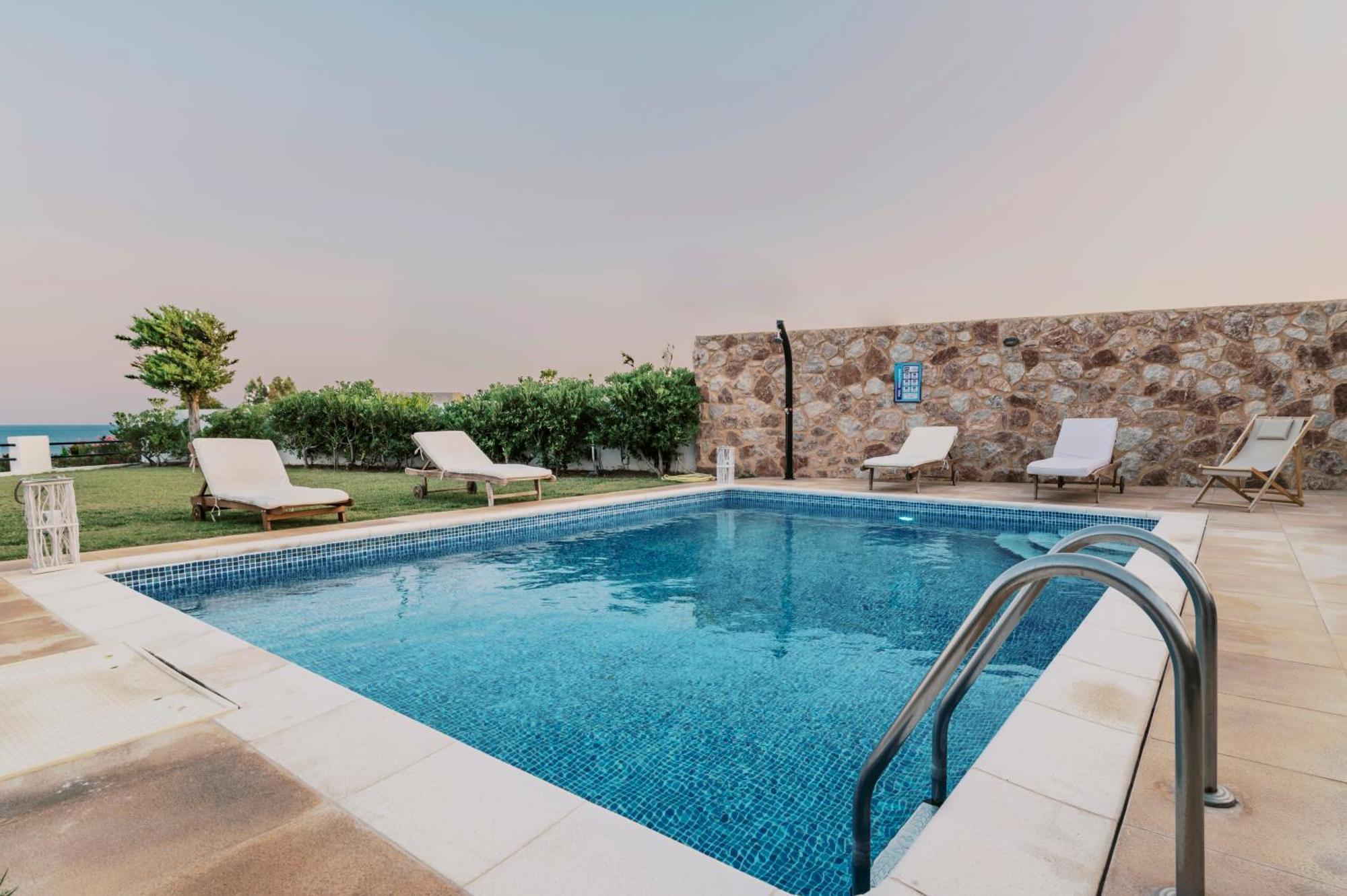 Villa Deep Blue Lakhaniá Exterior foto