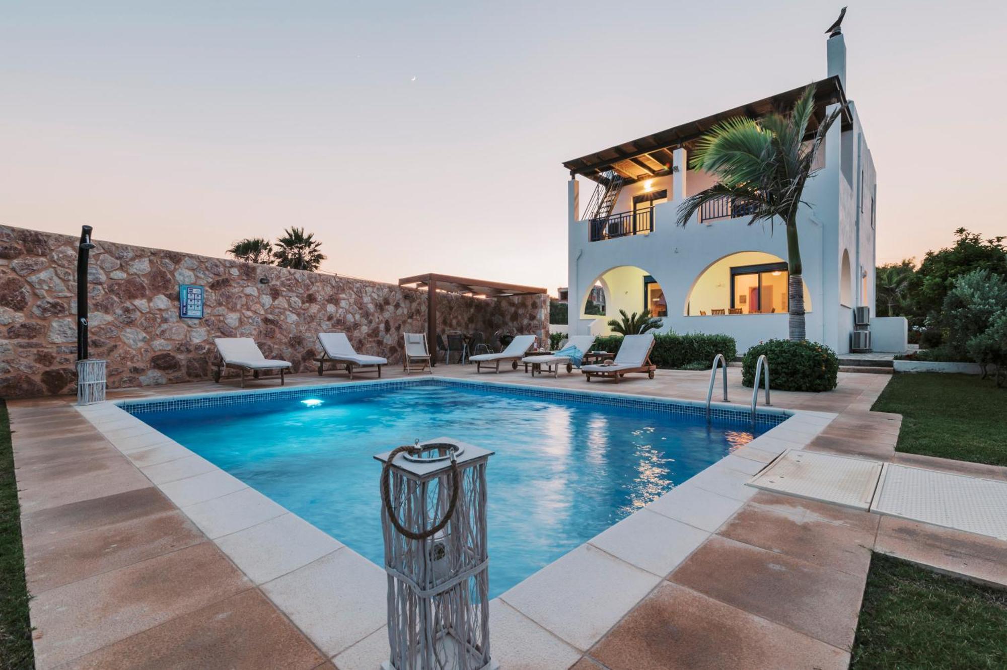 Villa Deep Blue Lakhaniá Exterior foto
