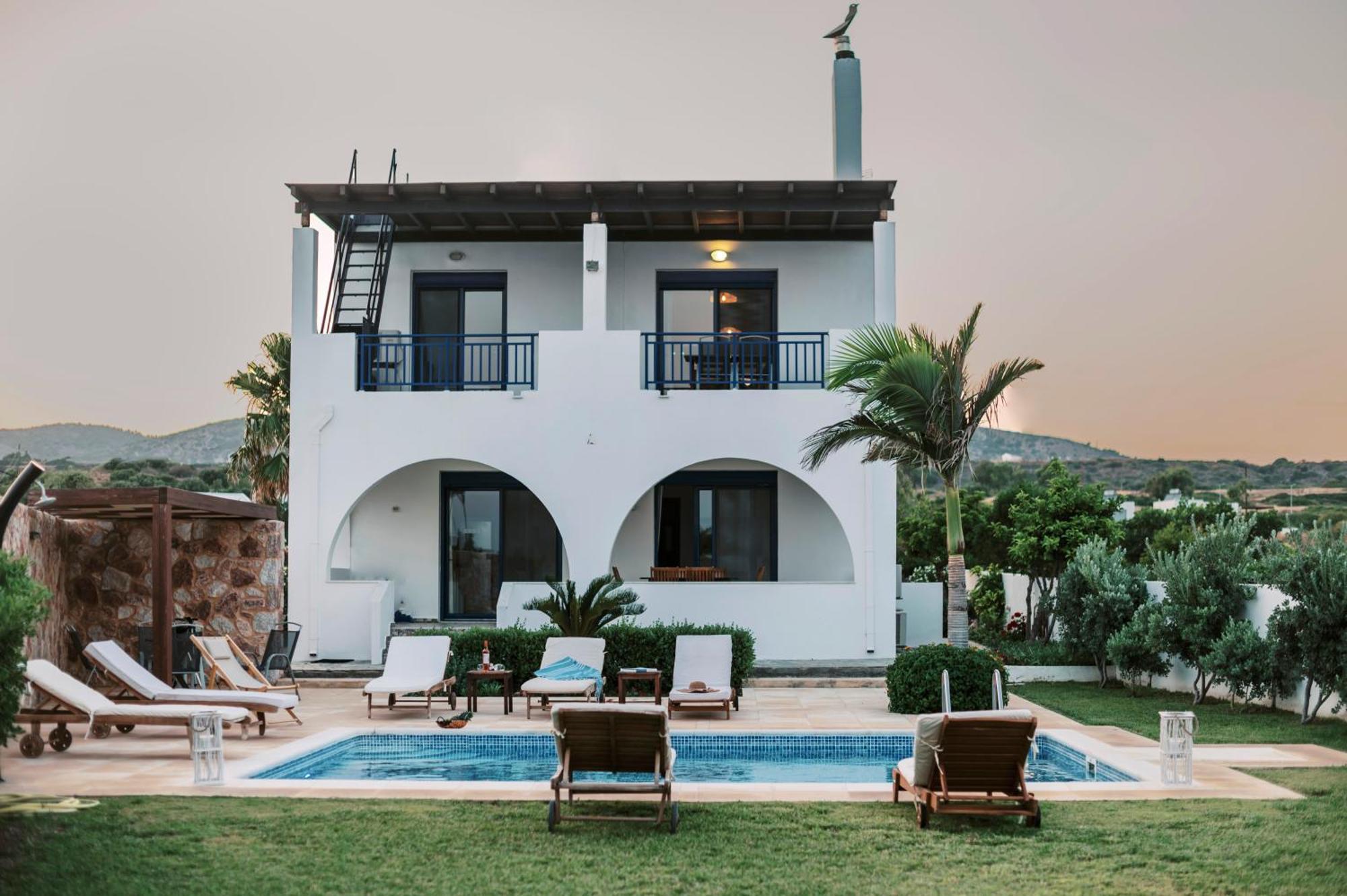 Villa Deep Blue Lakhaniá Exterior foto